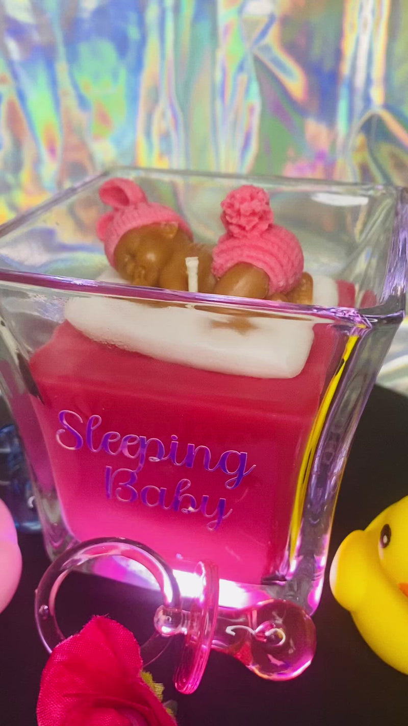 Sleeping Baby Candles